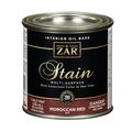 Zar Semi-Transparent Moroccan Red Oil-Based Polyurethane Wood Stain 0.5 pt 51706